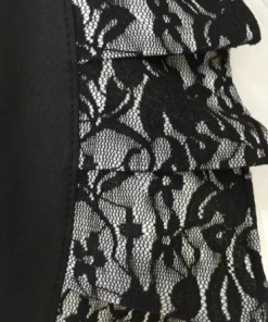 Tablier dentelle noir