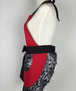 Tablier dentelle noir
