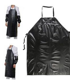 tablier de boucher noir