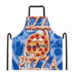 Tablier pizza - Pizza bleue
