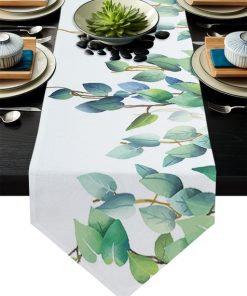 Chemin de table feuille