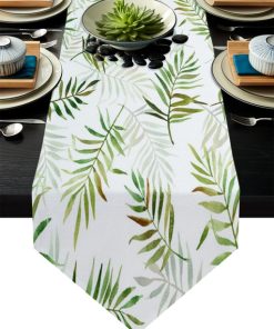 Chemin de table feuille